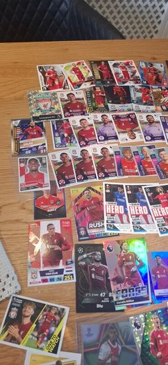 liverpool premier league football cards and stickers Salah Gerard