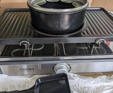 Cooks Professional Non-Stick Metal Racelette Grill