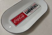 Coca - Cola porcelain Rectangular Plate - 32 cm by 18 cm- excellent condition
