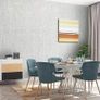 40cmx300cm Faux Grasscloth Peel Stick Wallpaper Fabric Self-Adhesive Wallpaper Stickers Door Sticker Counter Top Grey Liners Wallpaper MULTIPLE SIZES AVAILABLE (FREE SHIPPING) Image 4