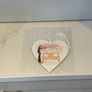 Personalised Memorial Wooden Heart Image 2