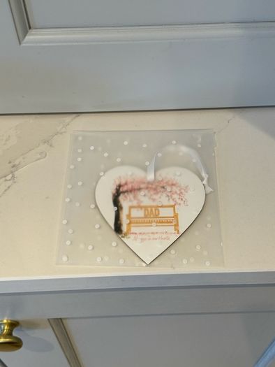 Personalised Memorial Wooden Heart