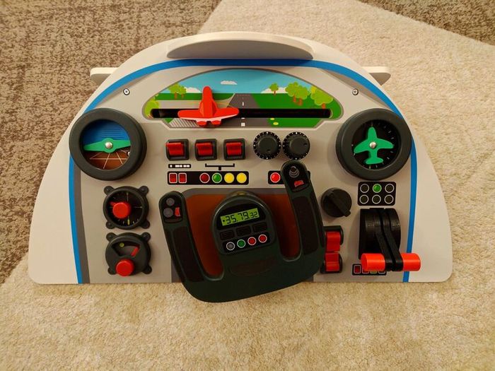 Aeroplane Cockpit Wooden Play set New