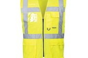 Hi vis executive vest x3 yellow