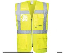 Hi vis executive vest x3 yellow