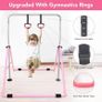 Gymnastics Bars, Horizontal Bar Expandable Gymnastics Kids Bar Folding Bar Junior Training Bar Multifunction Gym Training Equipment Home Training Adjustable Height Kip Bar Image 2