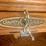Solid Oak Roll-Top Writing Bureau Desk & Matching Captain's Chair Image 2