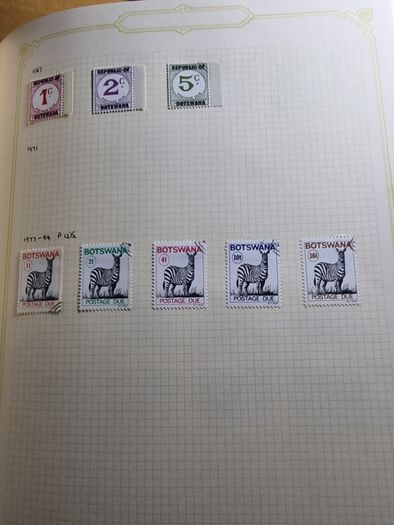 Stamp album 153 Botswana, Lesotho