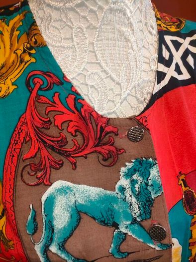 Vintage 80s 90s Blouse Made in Ireland