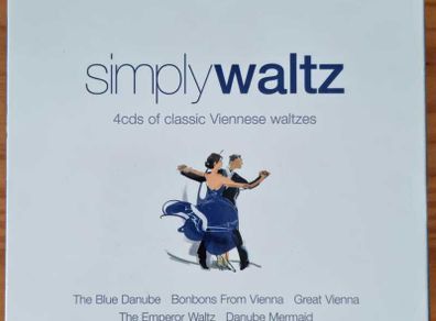4 CD's Box Set Columbia - Simply Waltz, as new.
