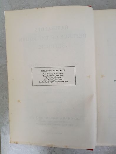 1912 Garibaldi's Defence of the Roman Republic by G.M. Trevelyan