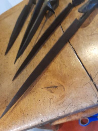 5 Hand Carved Letter Openers