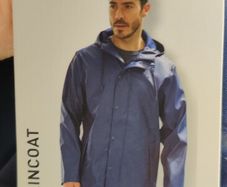Men's New Avenue Aldi Large Navy Polyurethane Raincoat