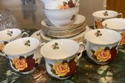 Vintage Queen Anne china teaset free postage