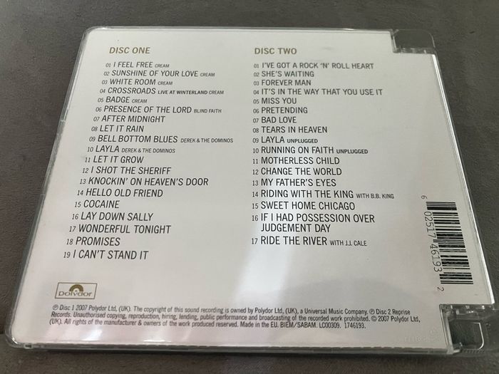 Complete Clapton    CD