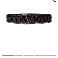 Valentino Garavani Toile belt (NEW)
