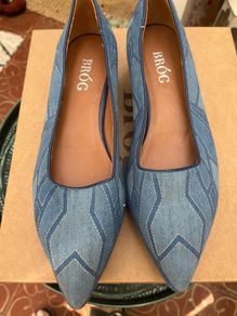 Brog Denim & leather shoes