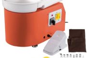 Electric Pottery Wheel 350W Adjustable 0-300 RPM Ceramic Forming Machine
