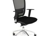 NEW Ergonomic Mesh Task Chair With Lumbar Support & Adjustable Arms Black OZ Series