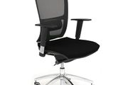 NEW Ergonomic Mesh Task Chair With Lumbar Support &amp; Adjustable Arms Black OZ Series
