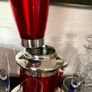 Cocktail Set with lead hand cut crystal glasses & grape glass dispenser Image 10