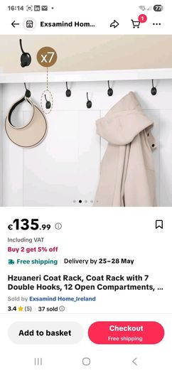 Coat & Shoe Rack