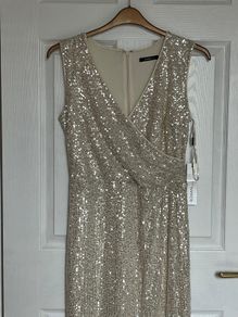 Stunning sequin maxi Dress new with tags UK12