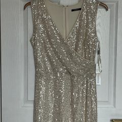 Stunning sequin maxi Dress new with tags UK12