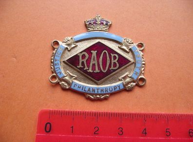 RAOB (Royal Antediluvian Order of Buffaloes) medallion. 4th Degree Roll of Honor - regalia medallion (1930's or earlier)