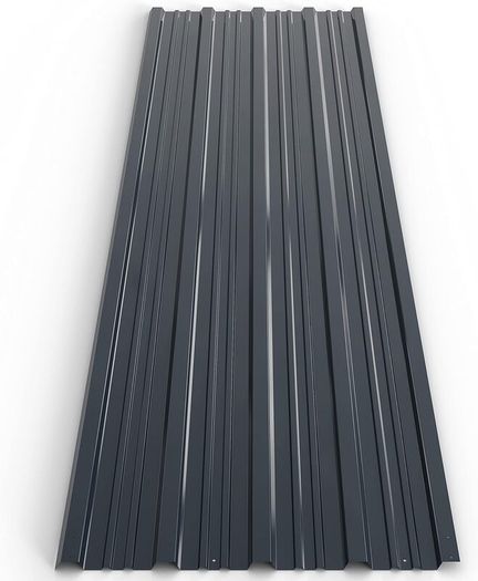 12 x Trapezoidal Sheet 129 cm x 45 cm = 7 m Roof Sheet for Tool Shed