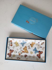 Tipperary Crystal Butterfly Plate Platter