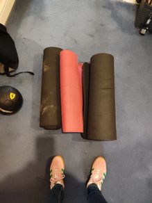yoga mats (free)