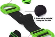 2 PACK Adjustable Lifting Moving Straps, with 2 Pair Gloves Single or Multi-Person Carrying Strap, Multipurpose Moving Straps for Furniture, Boxes, Mattress,Supports Up to 600 Lbs