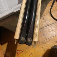 Pair of Cannon Snooker Cues