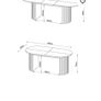 6-8 seater extending Table Image 2