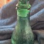 Empoli Green Glass Cat Decanter Image 2