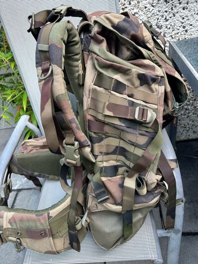 French Army F3 Military Backpack CCE Woodland Camouflage