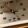 Vintage 1970s Diamond Shanghai Mechanical Flip Date Alarm Clock Image 4