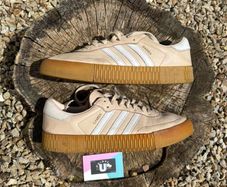 Premium Adidas Samba Cream White Leather Gum