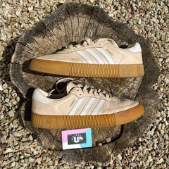 Premium Adidas Samba Cream White Leather Gum
