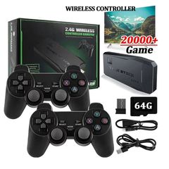 20000+ 4K HDMI TV Video Game Stick Retro Gaming Console w 2 Wireless Controllers