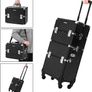 Trolley Cosmetic  Case Rolling Universal Wheels Image 2