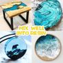 Epoxy Resin Pigment Liquid, 22+2 Epoxy Resin Colours (10ml Each) and Glitter for Jewelry Making, Highly Concentrated Transparent Resin Dye for Paint and Resin Craft, Bonus Stickers, Tweezers (FREE POSTAGE) Image 3