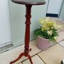 Turned Mahogany Plant Stand Image 6