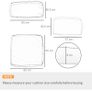 Garden Rattan Sofa Cushion Polyester Cover Replacement Outdoor- No Cushion Included, Dark Grey Image 3