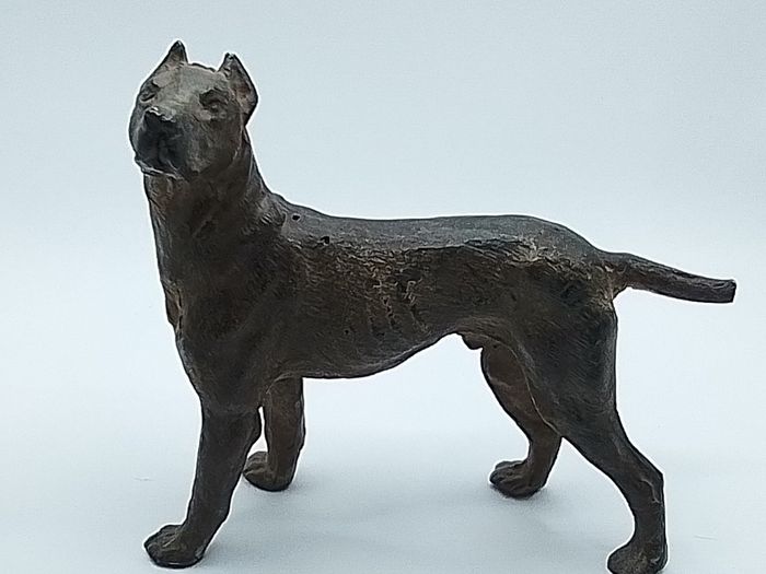 Vintage cold cast bronze figure