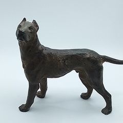 Vintage cold cast bronze figure