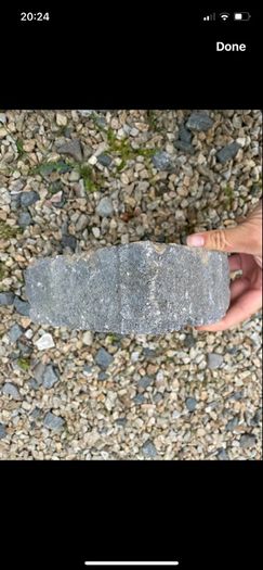 Grey paving edge brick for trim/ pavement/ path