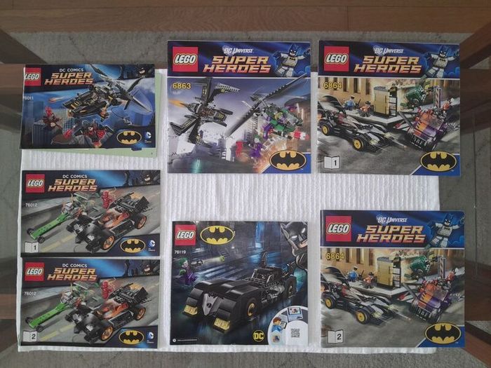 Lego Batmobile collection