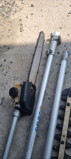 Garden multi tool Dolmar attachments